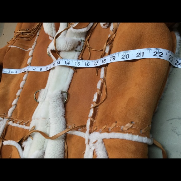 Shearling Lambskin Handmade Jacket - Picture 8 of 8